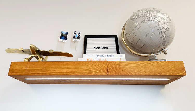 Customized Wood Floating Shelf by iirntree - 9