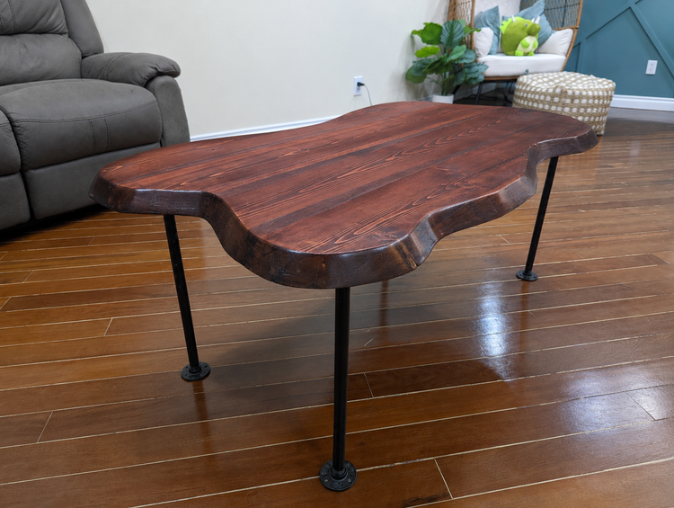 Customized Live Edge Coffee Table by iirntree - 14