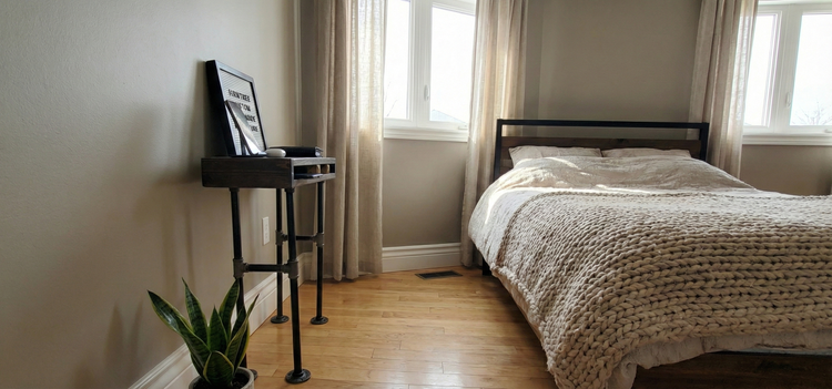 Customized Rustic Pipe End Table by iirntree - 7