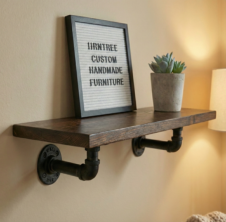 Customized Simple Pipe Wall Shelf by iirntree - 5