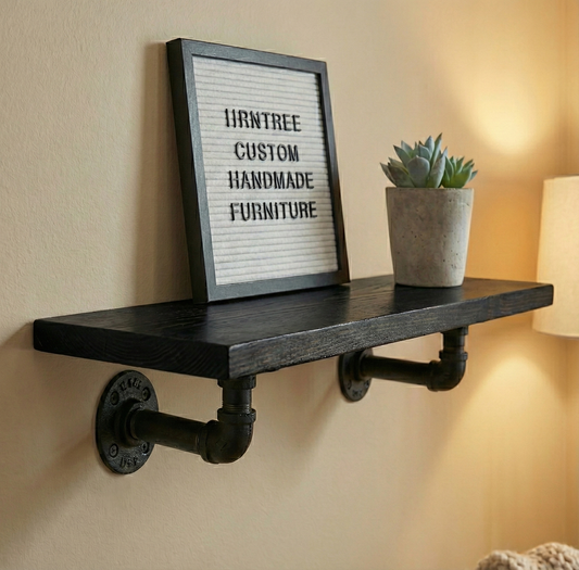 Simple Pipe Wall Shelf
