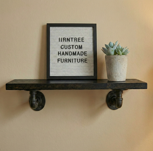 Simple Pipe Wall Shelf