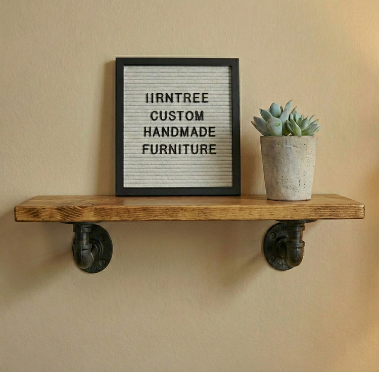 Customized Simple Pipe Wall Shelf by iirntree - 14