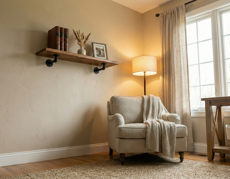 Customized Simple Pipe Wall Shelf by iirntree - 9