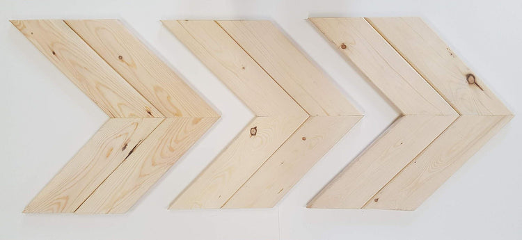 Customized Chevron (SET OF 3) Wood Arrows by iirntree - 6