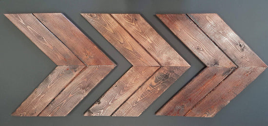 Customized Chevron (SET OF 3) Wood Arrows by iirntree - 7