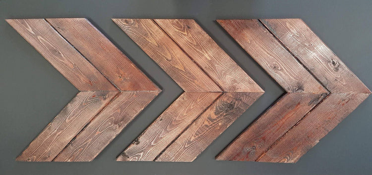 Customized Chevron (SET OF 3) Wood Arrows by iirntree - 7