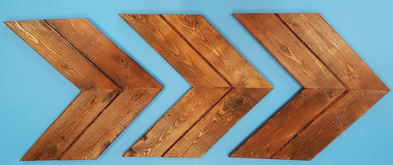 Customized Chevron (SET OF 3) Wood Arrows by iirntree
