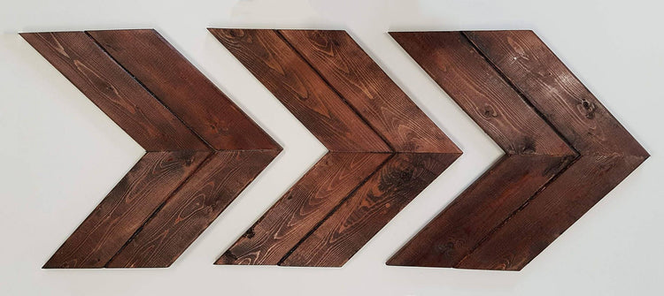 Customized Chevron (SET OF 3) Wood Arrows by iirntree - 4
