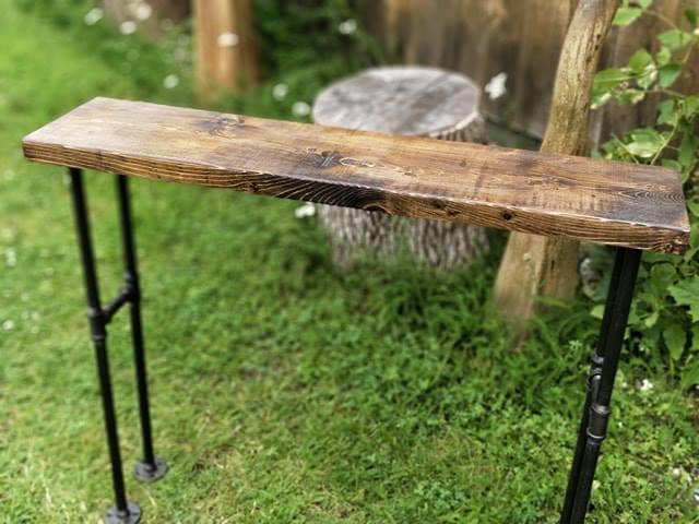 Customized Modern Pipe Bench Entryway Table by iirntree - 5