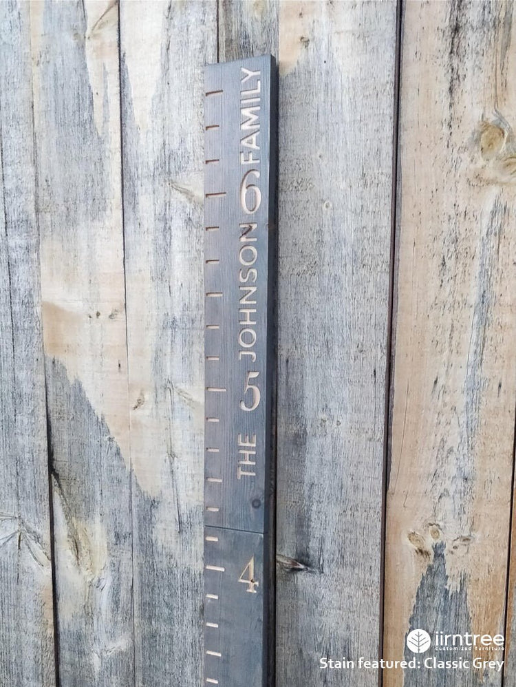 Customized Family Name Growth Chart Ruler by iirntree - 15