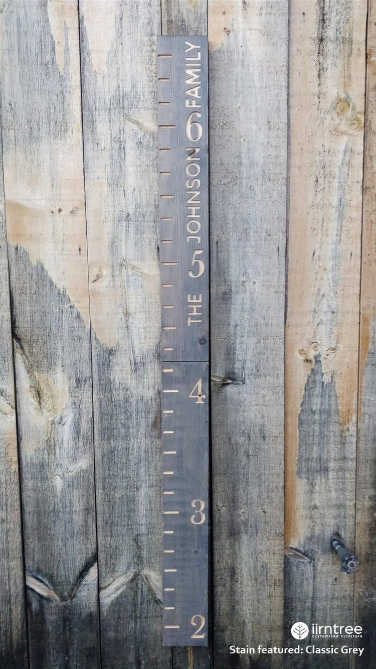 Customized Family Name Growth Chart Ruler by iirntree - 24