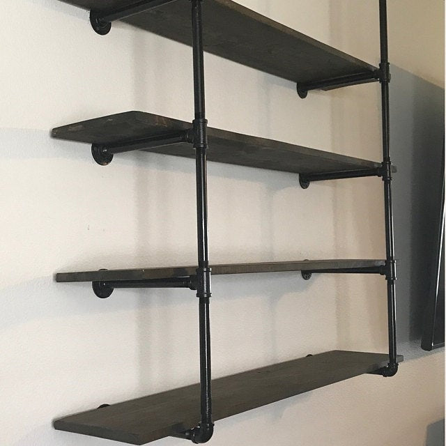 Customized Open Industrial Pipe Shelving Unit by iirntree - 5