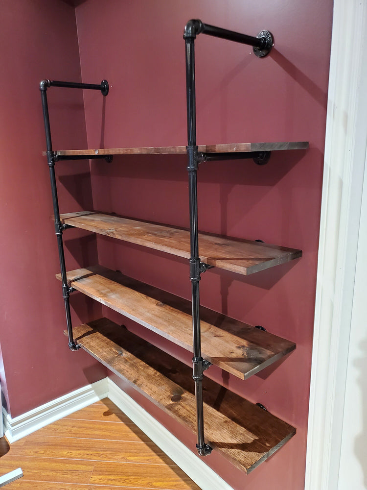 Customized Closed Industrial Pipe Pipe Shelving Unit by iirntree - 7