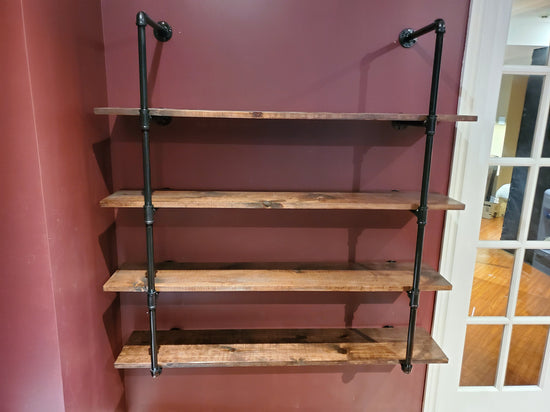Customized Closed Industrial Pipe Pipe Shelving Unit by iirntree - 2