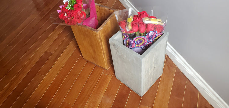 Customized Recycled Wooden Floor Vase by iirntree - 9