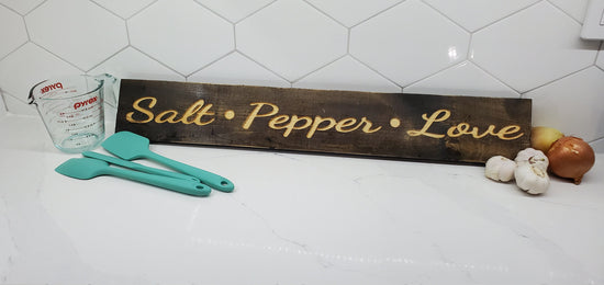 Customized Salt, Pepper, Love Sign by iirntree - 2