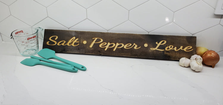 Customized Salt, Pepper, Love Sign by iirntree - 2