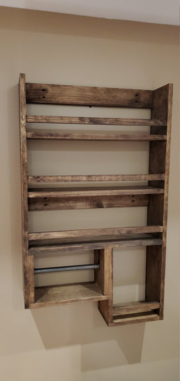 Customized Hanging Spice Rack Kitchen Organizer by iirntree - 9