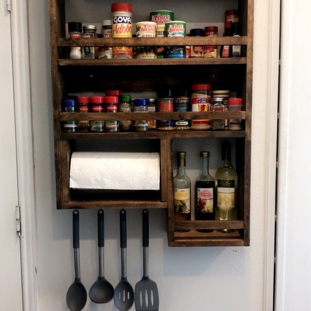 Customized Hanging Spice Rack Kitchen Organizer by iirntree - 11