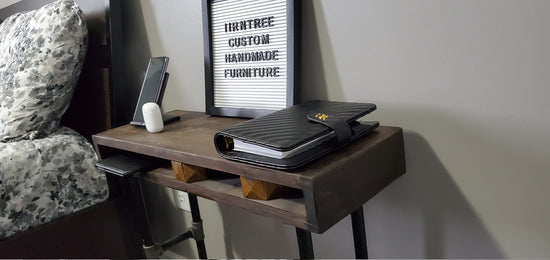 Customized Rustic Pipe End Table by iirntree - 10