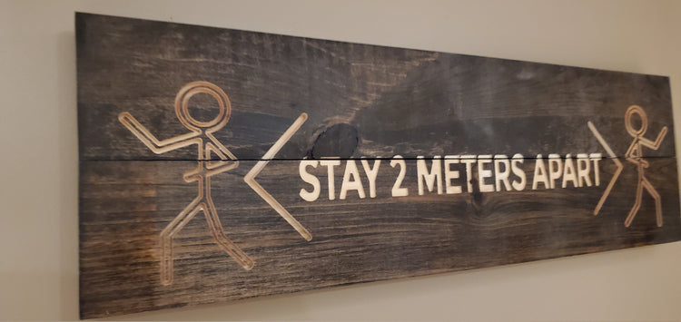 Customized Social Distance Sign by iirntree - 7