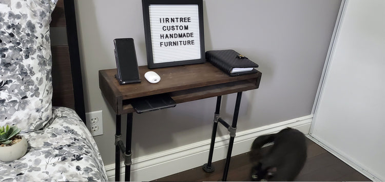 Customized Rustic Pipe End Table by iirntree - 16