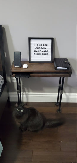 Customized Rustic Pipe End Table by iirntree - 8