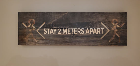 Customized Social Distance Sign by iirntree - 4