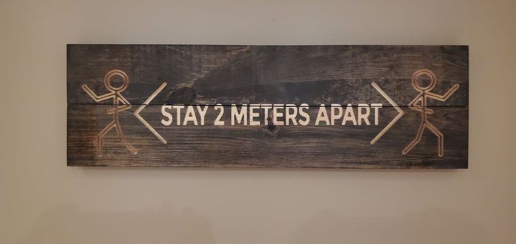 Customized Social Distance Sign by iirntree - 4