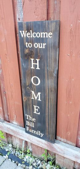 Customized Engraved Farmhouse Welcome Sign by iirntree - 7
