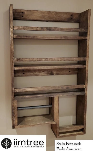 Customized Hanging Spice Rack Kitchen Organizer by iirntree - 7
