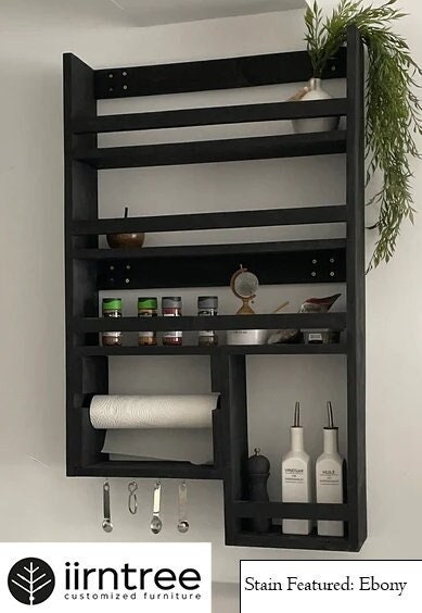Customized Hanging Spice Rack Kitchen Organizer by iirntree - 5