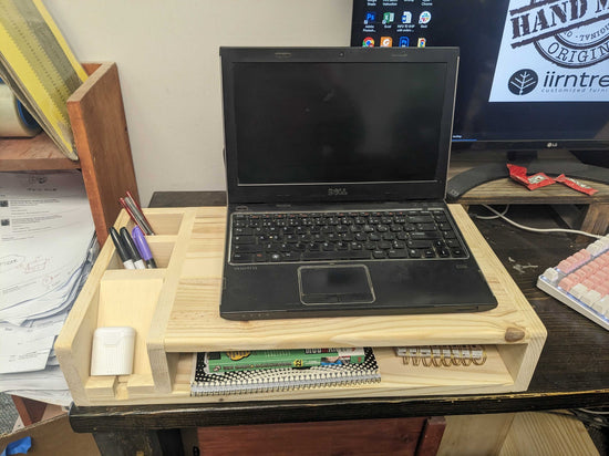 Customized Wooden Desk Organizer by iirntree - 4
