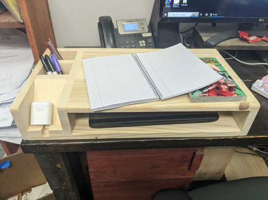 Customized Wooden Desk Organizer by iirntree - 5