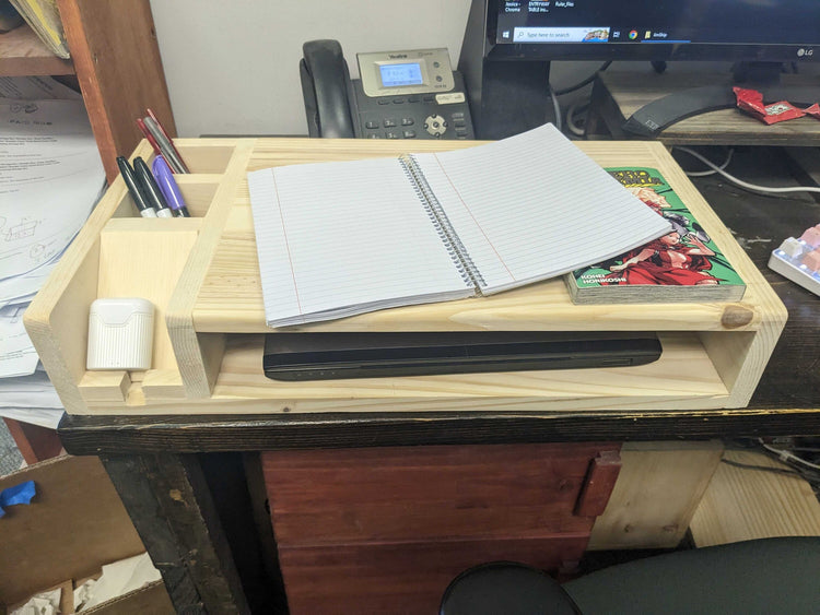 Customized Wooden Desk Organizer by iirntree - 2