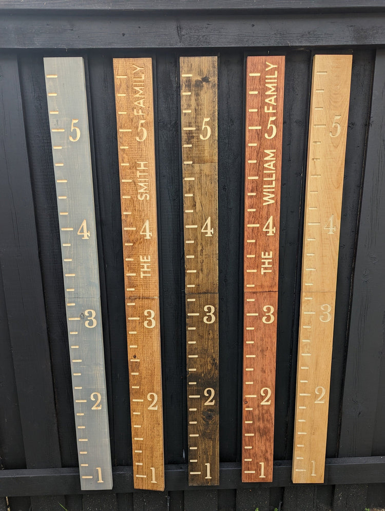 Customized Family Name Growth Chart Ruler by iirntree - 24