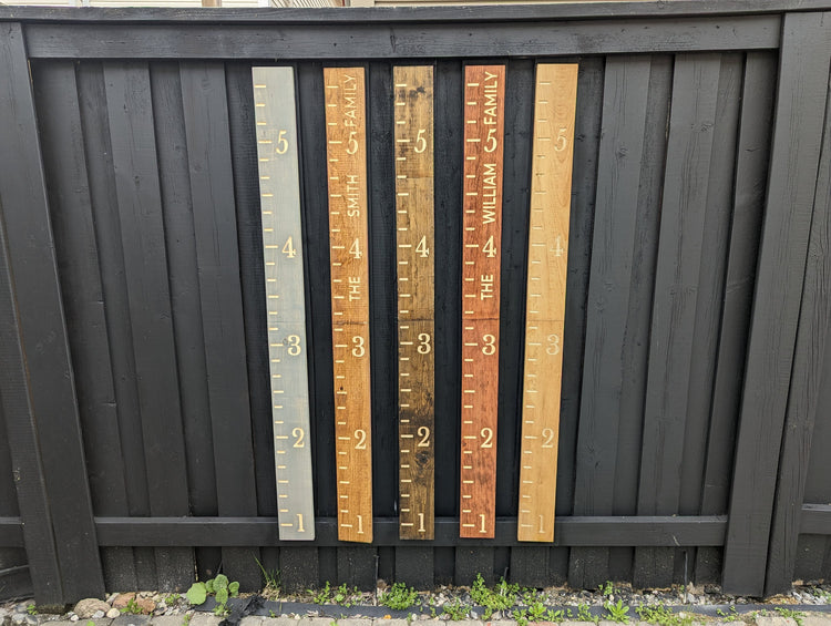 Customized Family Name Growth Chart Ruler by iirntree - 13