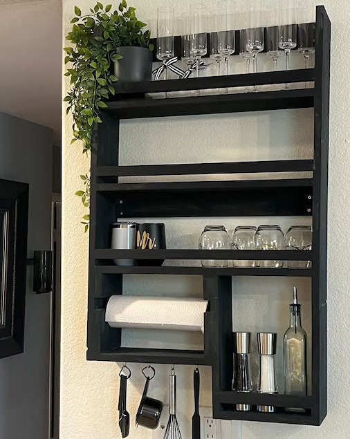 Customized Hanging Spice Rack Kitchen Organizer by iirntree - 4