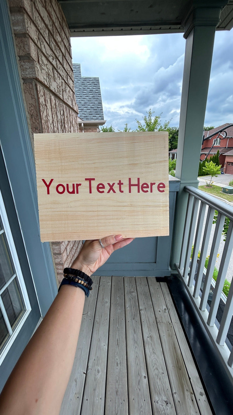 Customized Custom Wooden Sign by iirntree - 8