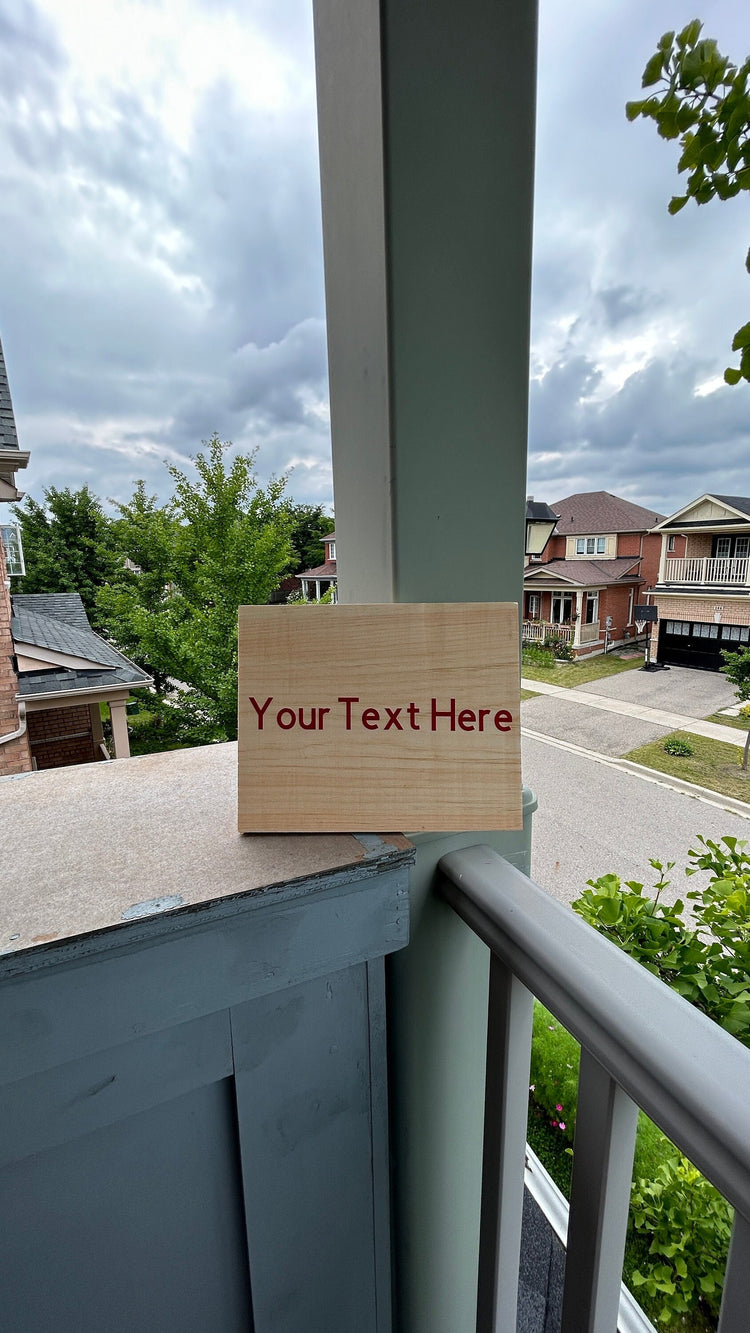 Customized Custom Wooden Sign by iirntree - 5