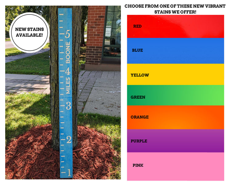 Customized Family Name Growth Chart Ruler by iirntree - 10