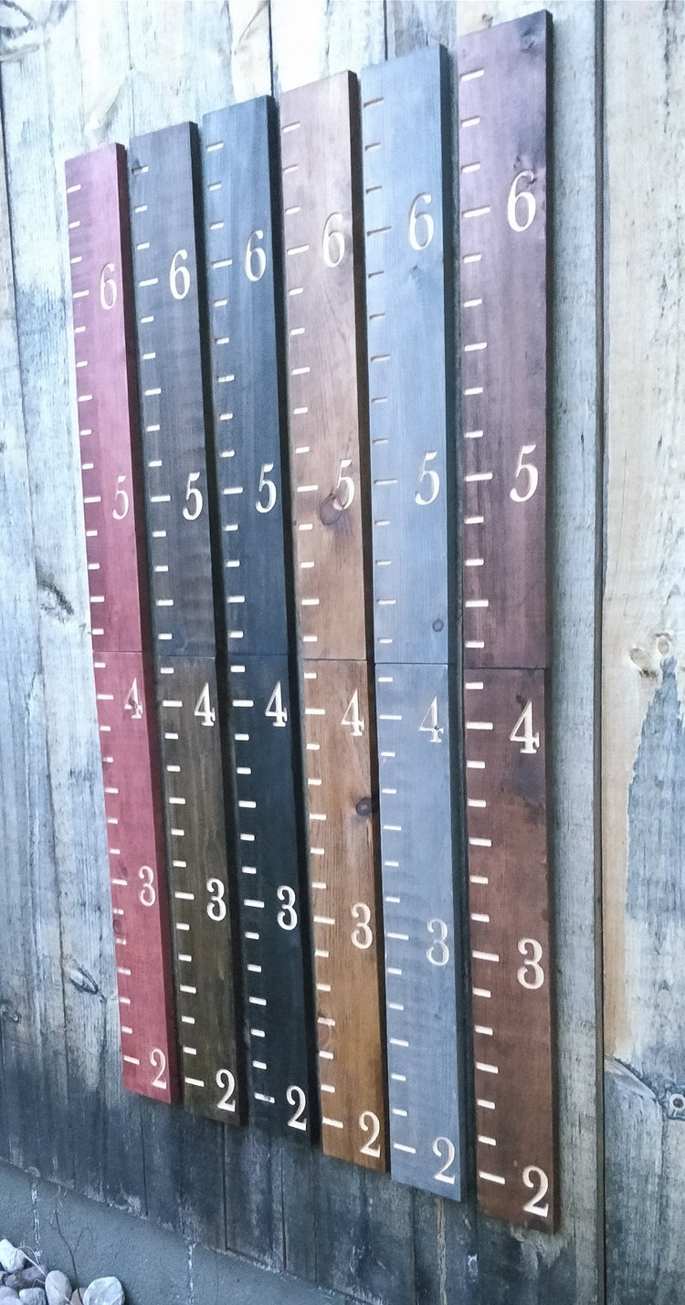 Customized Family Name Growth Chart Ruler by iirntree - 2