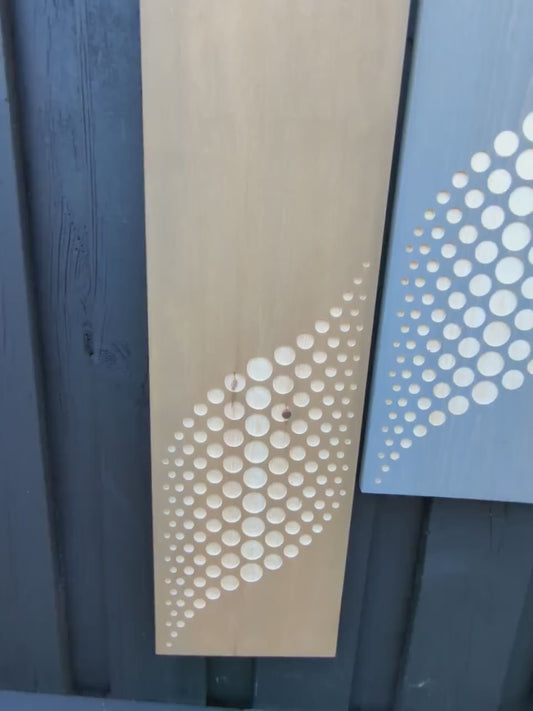 Wall Art | Art Deco Sign | Engraved Wall Art |  Home Decor | Wood Decor | Bubbles