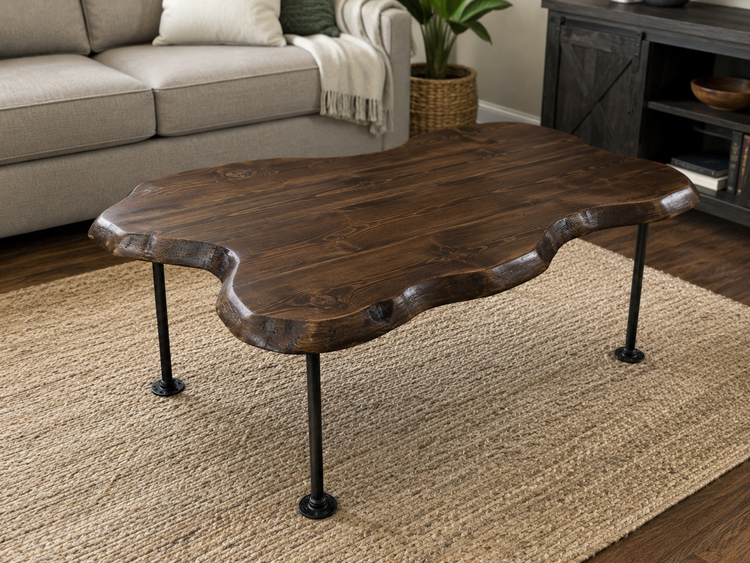 Customized Live Edge Coffee Table by iirntree - 6