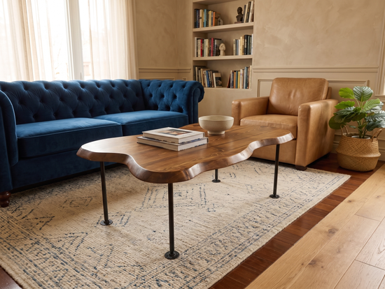 Customized Live Edge Coffee Table by iirntree - 20