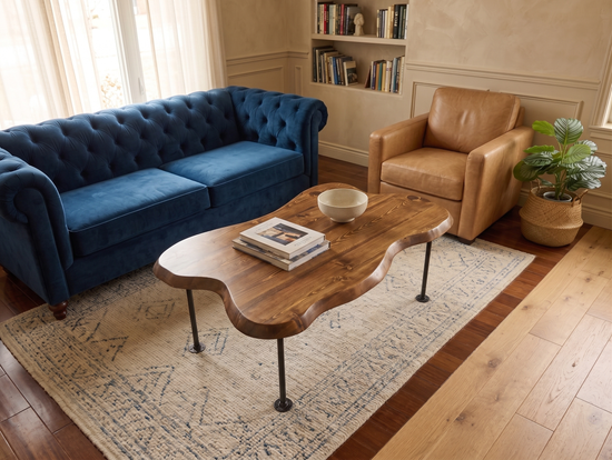 Customized Live Edge Coffee Table by iirntree - 16
