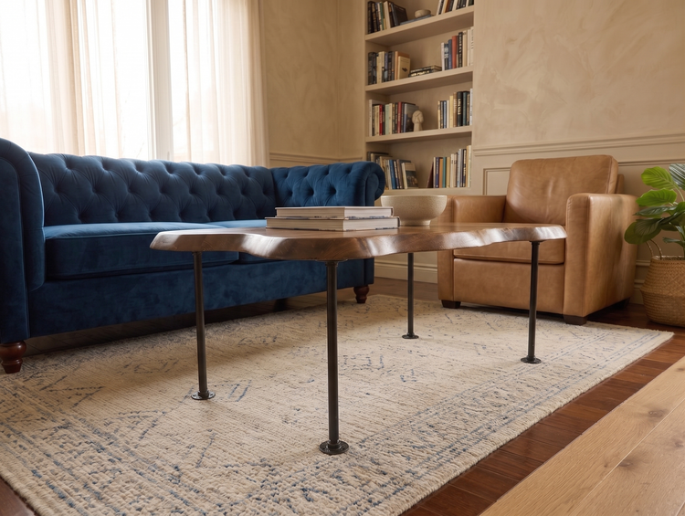Customized Live Edge Coffee Table by iirntree - 13