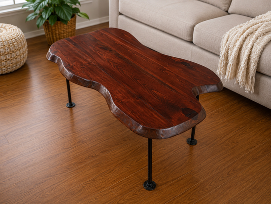 Customized Live Edge Coffee Table by iirntree - 9