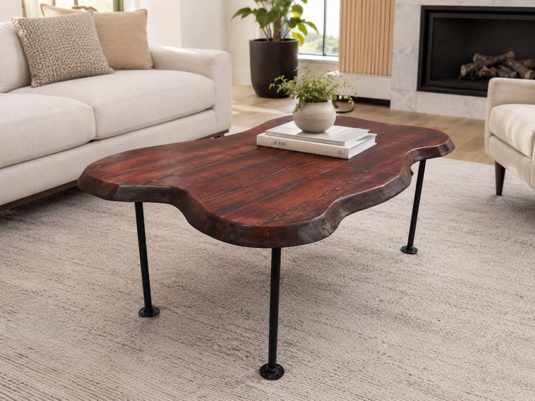 Customized Live Edge Coffee Table by iirntree - 4